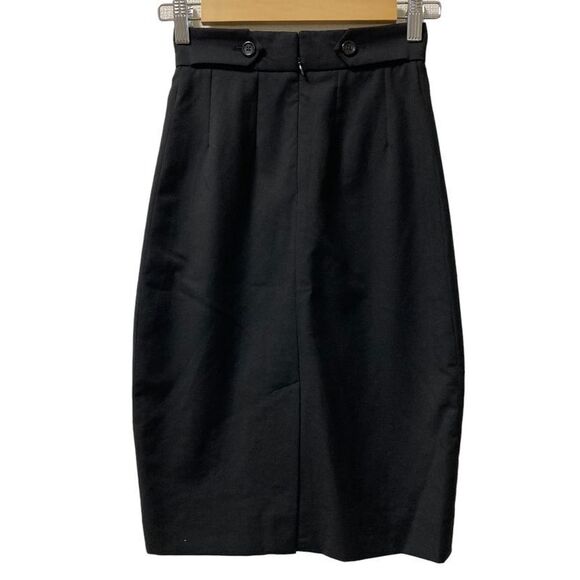 YVES Saint Laurent Yves Saint Laurent Tight Skirt Size 34 Black Women's Used - Picture 4 of 12